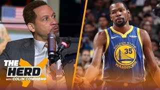 Chris Broussard says 'jealousy' is behind KD's comments on LeBron, talks Westbrook | NBA | THE HERD