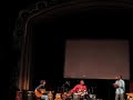 Samite and David Cullen enjoy Jeff Hayne's solo.  Easton MD