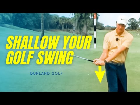 GOLF TIP | How To SHALLOW YOUR GOLF SWING For Good
