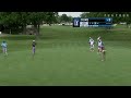 Ken Duke converts a 25-foot putt for birdie at Crowne Plaza