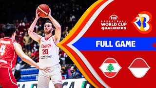LIVE - Lebanon v Indonesia | FIBA Basketball World Cup 2023 - Asian Qualifiers