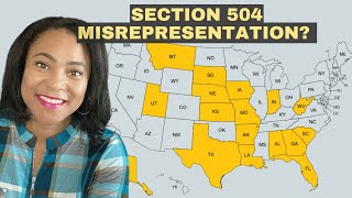 Section 504 Lawsuit Addressing This Is A Misrepresentation Of Texas V. Becerra
