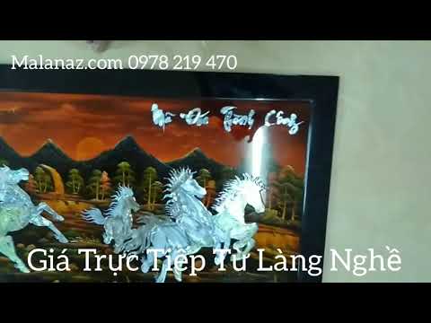 Tranh sơn mài Bình Dương - Tranh sơn mài mã đáo thành công - 0978 219 470
