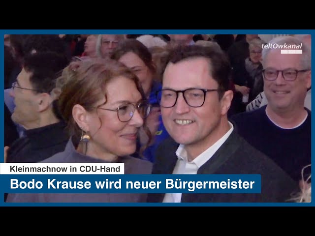 Bodo Krause (CDU) wird neuer Bürgermeister in Kleinmachnow