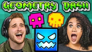 THIS IS IMPOSSIBLE! | GEOMETRY DASH (Adults React: Gaming)