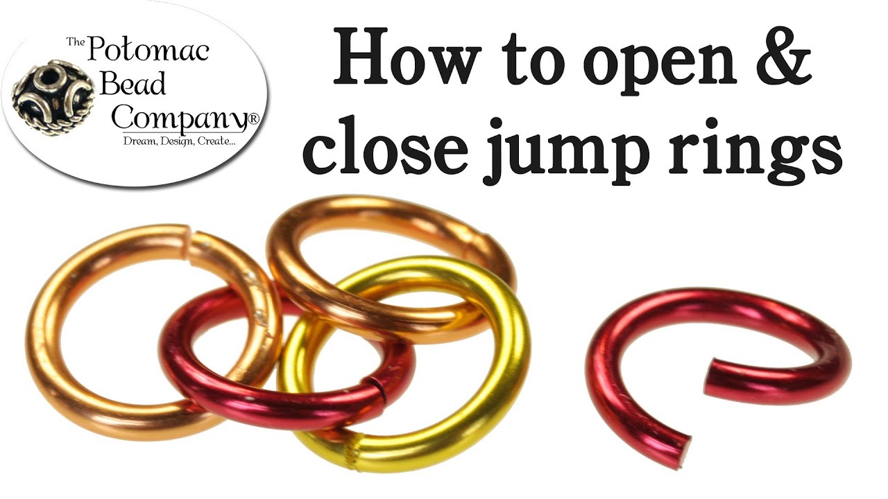 How to Open & Close Jump Rings YouTube