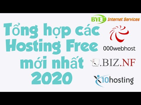 Tổng hợp các Hosting Free miễn phí còn đăng ký được mới nhất 2020