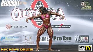 2023 IFBB Pro League Ms. Olympia Champion Andrea Shaw Prejudging Routine 4K 