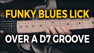 Funky blues lick lesson