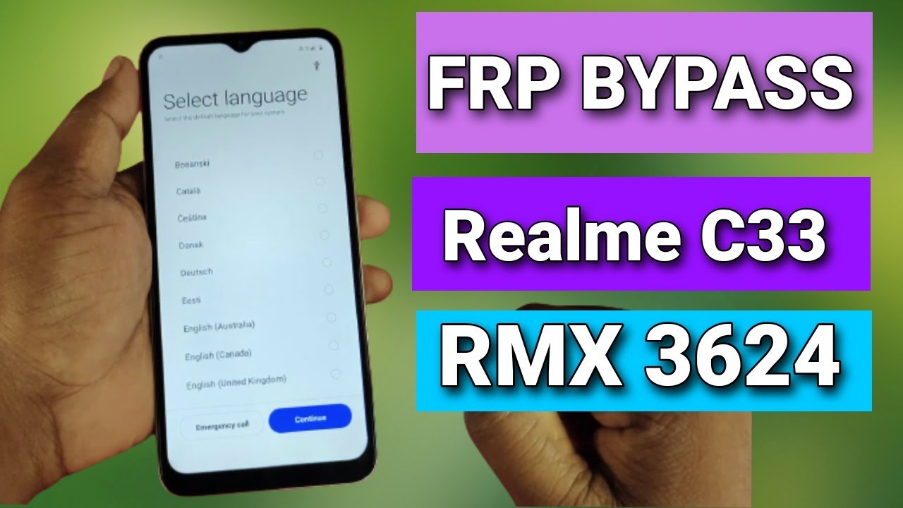 Realme C33 Frp Byapss || Realme C33 google Account Realme C33 Frp Byapss || Realme C33 google Account