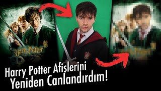 Harry Potter Afişlerini Yeniden Canlandırdım
