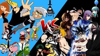 Best Anime VS Cartoon Themesongs (Trap Remix)