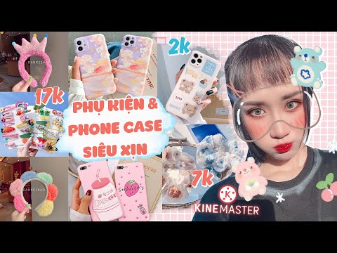MUA THỬ ỐP ĐIỆN THOẠI SALE 2K? SCRUNCHIES 7K....HAUL PHỤ KIỆN RẺ + APP KineMaster | HƯƠNG WITCH