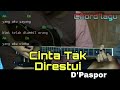 Cinta tak Direstui - D'Paspor (chord lagu)