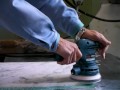 Marble slurry polishing demo