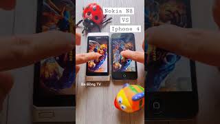 Nokia N8 vs Iphone 4 in 2023 #shorts #nokia #iphone #games