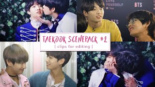 taekook scenepack #2 ✧ [HD clips for editing]