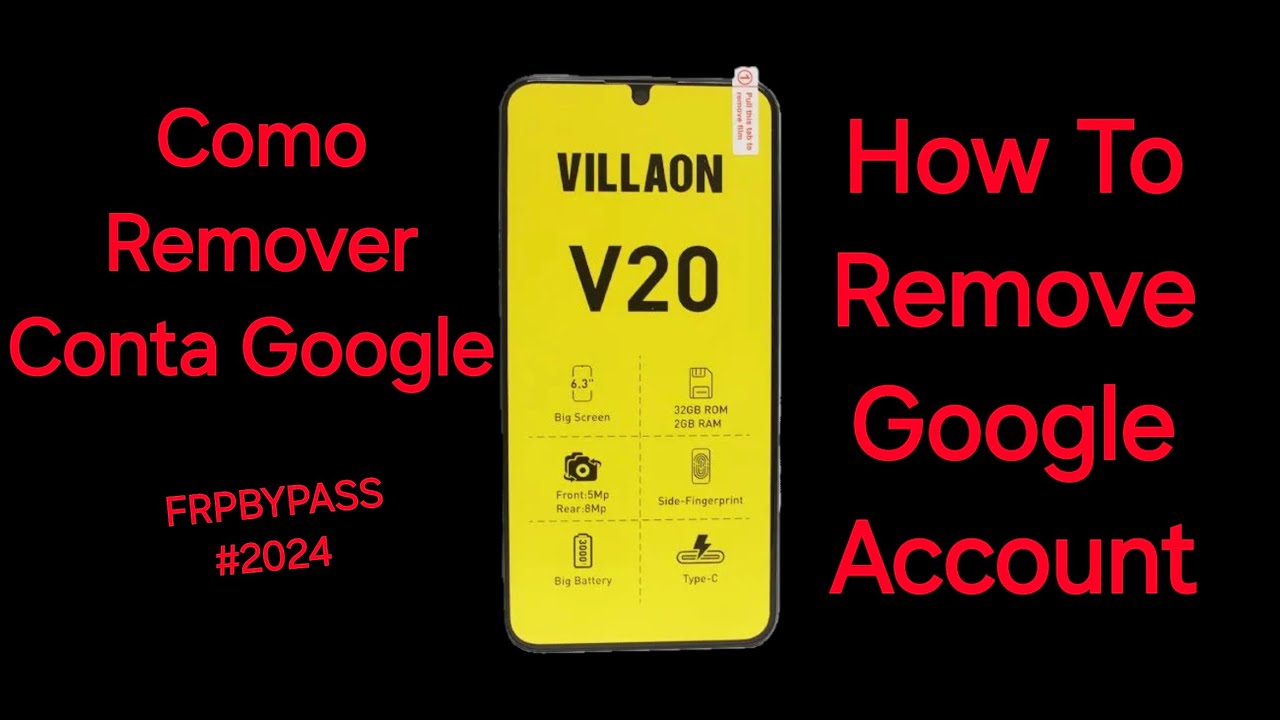 How to Remove Google Account on Villaon V20 how to remove How to Remove Google Account on Villaon V20 how to remove