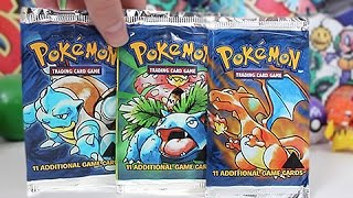 Opening 3 Original Pokemon Base Set Boosters