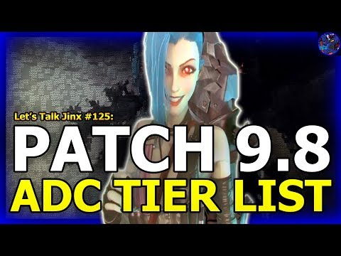 Patch 9.8 Rundown ADC TIER LIST (League Of Legends) | Let's Talk Jinx #125