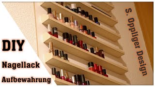 Nagellack Aufbewahrungsbox selber bauen DIY !French Cleat Halter!