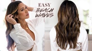 Easy Everyday Beach Waves | Hair Tutorial