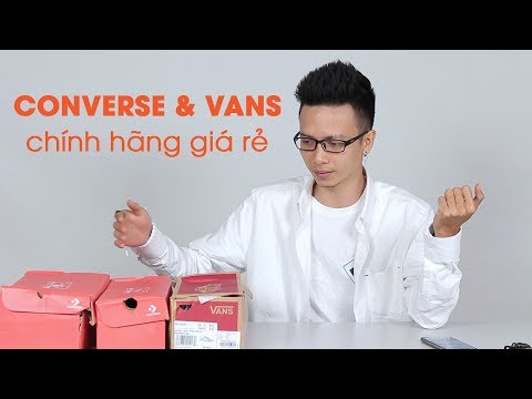 Lên Shopee mua giày Converse, Vans chính hãng giá rẻ