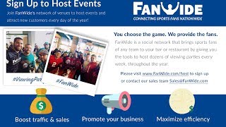 Explainer Video - FanWide for Hosts