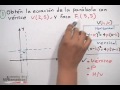 Obtener la ecuación de la parábola dado su vértice, foco o directriz (PARTE 1/2)