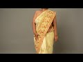 Bhabhi without bra and blouse nude boob| How to wear saree without blouse