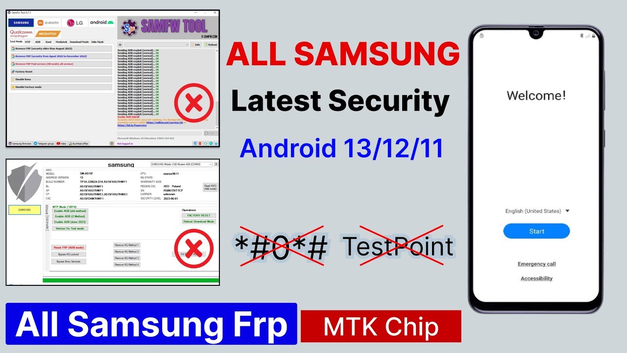 No *#0*# | A13,A22,A14,A24,A41,M13,M32 All Samsung Frp No *#0*# | A13,A22,A14,A24,A41,M13,M32 All Samsung Frp