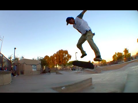 Switch Tre Flip, Nollie Inward Heelflip Rock Line - Jimmy Gomez