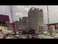 Time lapse of 380ft crane being built at Sequoyah Nuclear Plant