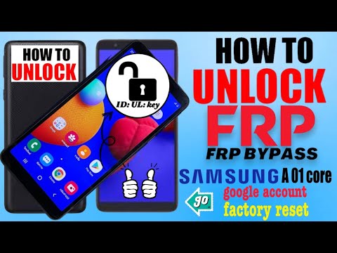 #ID_UL_key How to UNLOCK SAMSUNG A01 core FRP bypass #ID_UL_key How to UNLOCK SAMSUNG A01 core FRP bypass