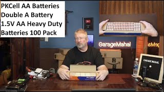 Pkcell Aa Batteries 100 Pack, Great For Smartlocks,Cameras, Long Lasting & Dependable Battery Power