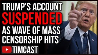 Trump's Account Suspended As Wave Of Censorship Sweeps Across Internet Banning Pro-Trump Voices