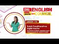 Ada Derana Education - English Council Phase 2 Lesson 174