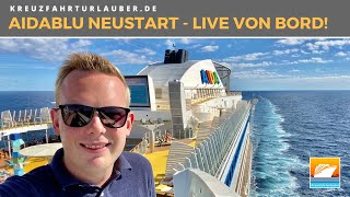 🔴 LIVE von AIDAblu: Kleines Fazit zur ersten Reise und eure Fragen 🔴