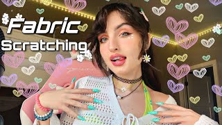 ASMR | Fast & Aggressive Fabric Scratching w/ Collarbone Tapping