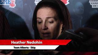 2012 Scotties Tournament of Hearts Semi Final Media Scrum