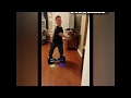 Cool dude tries to use hoverboard inside but fails