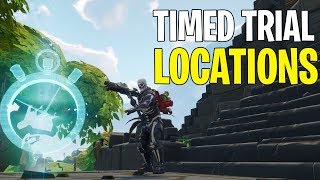 All Complete Timed Trial Locations Fortnite Season 6 Week 3 Challenges