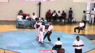 52kg Oznur Guven vs Neslihan Sevim (Turkish Junior TKD Championships 2015)