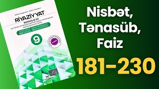 Nisbət, Tənasüb, Faiz 121-180 Güvən 9-Cu Sinif 2024-2025 Riyaziyyat