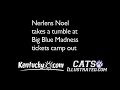 Kentucky Wildcats freshman forward Nerlens Noel takes a tumble at Big Blue Madness Camp Out