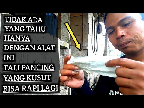 Tips jitu cara memperbaiki tali pancing yang rusak saat mancing belut