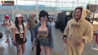 Amouranth And Her Husband Nick, Dresses Up As Hasan And Kaya At Twitchcon
