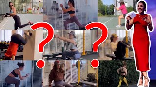 Merve Toy Spor Salonunda Çalışıyor