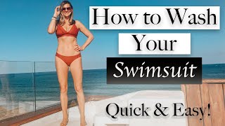 How to Wash Swimwear II Quick & Easy Swimwear Care II How to clean luxury swimwear II Swimwear tips