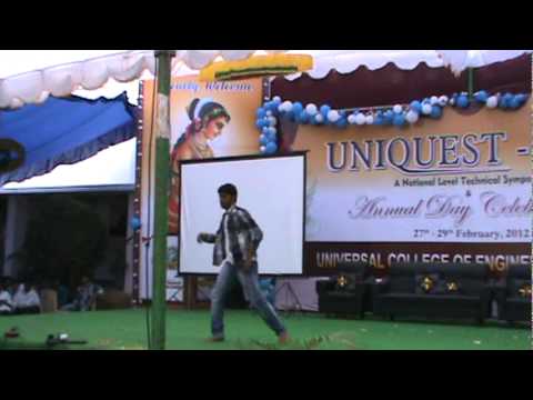 UNIQUEST-2K12 Ganesh dancing ~~ Mukkala Muqabla..